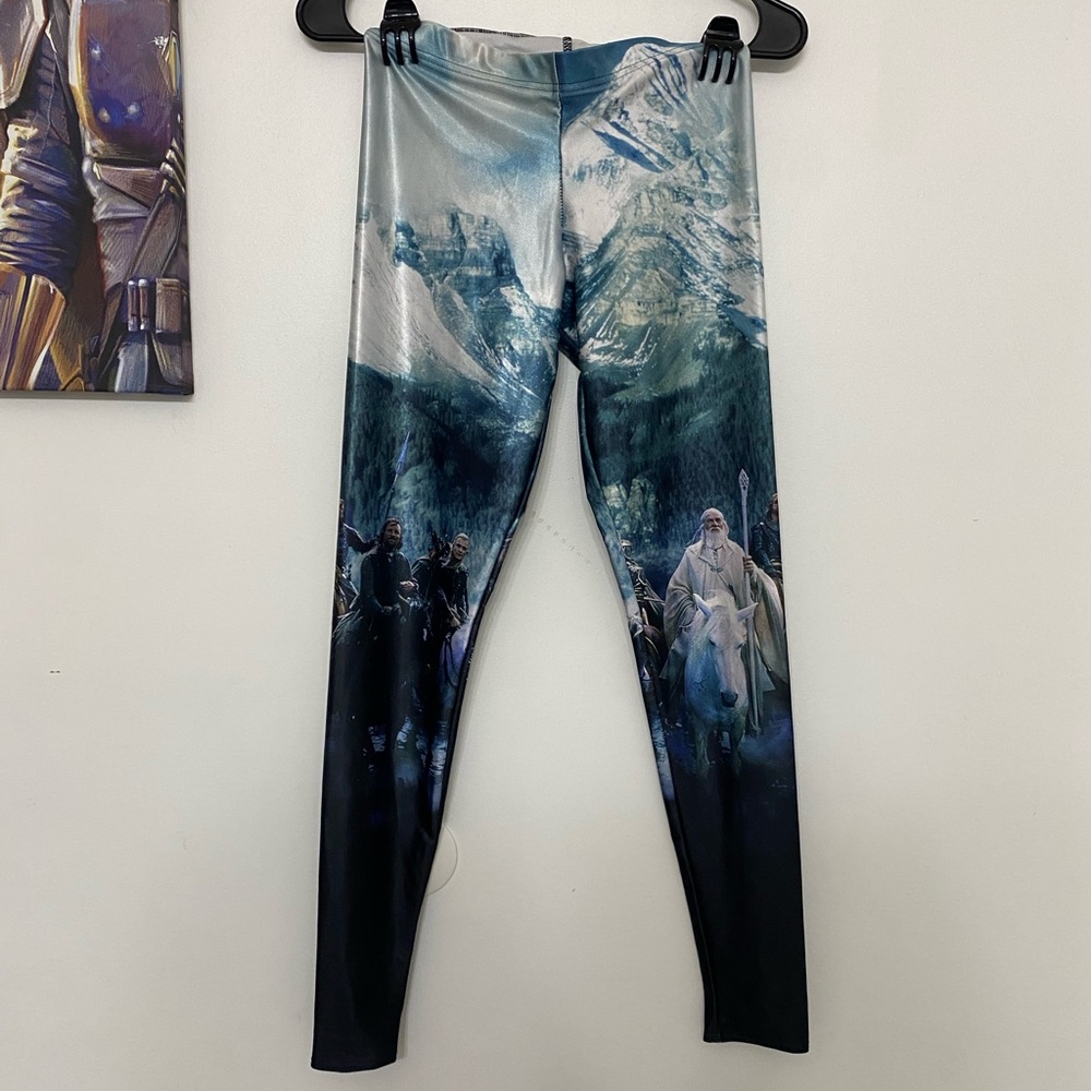 Black Milk Clothing Fellowship Rider Leggings Lord of the Rings